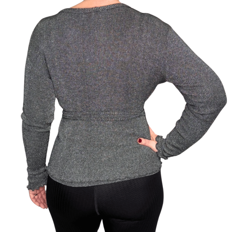 Scaldacuore in lana seta con lurex Fraly