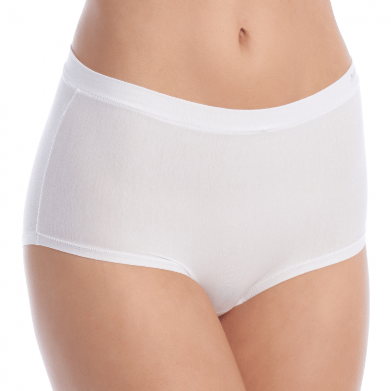 JS-1032459.001- Braga cotton flexie adapt - slip cotone vita alta - bianco