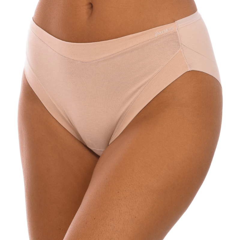 Slip in cotone a vita media Janira nudo