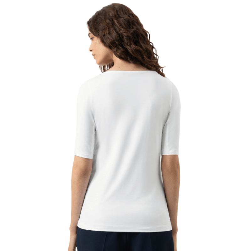 T-shirt serie Blazershirt di Mey Lingerie bianca