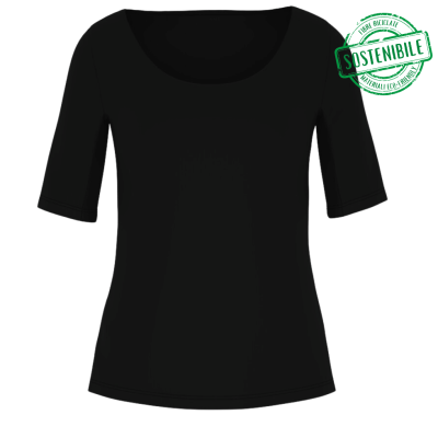 T-shirt serie Blazershirt di Mey Lingerie nero