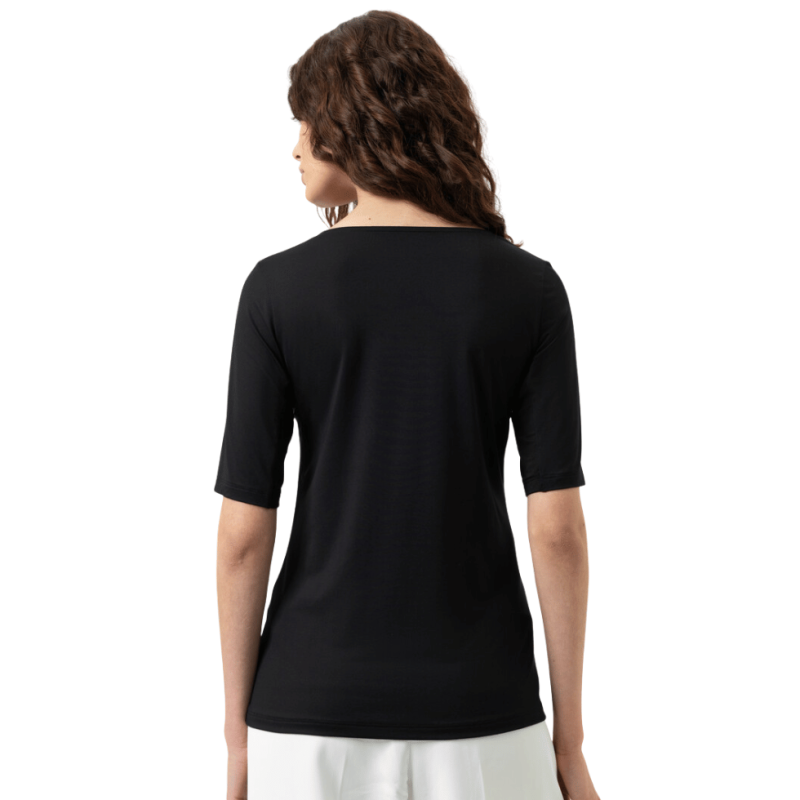 T-shirt serie Blazershirt di Mey Lingerie nero