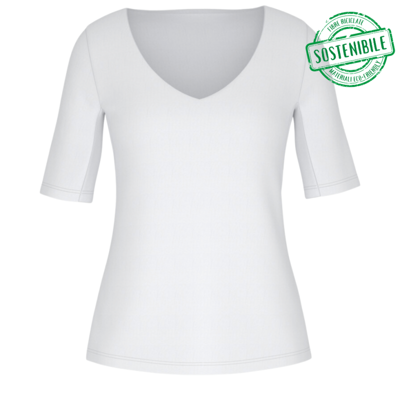 T-shirt serie Blazershirt di Mey Lingerie bianco