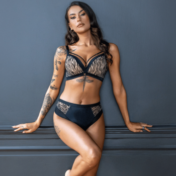 KL-B-QUEEN BRASSIERE SMART MONOCUP- Reggiseno push up senza ferretto - Nero