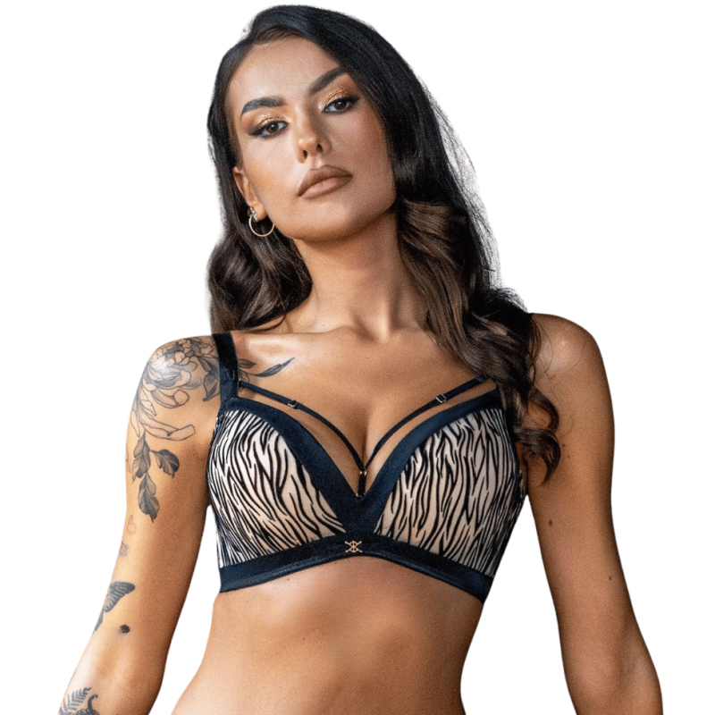 KL-B-QUEEN BRASSIERE SMART MONOCUP- Reggiseno push up senza ferretto - Nero
