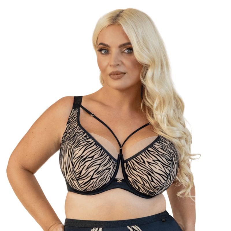 KL-B-QUEEN-SOFTLACE- Reggiseno soft con ferretto supporto laterale - Nero