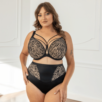 KL-SH-QUEEN-STRINGHIGHTWAIST- Brasiliana a vita alta - nero