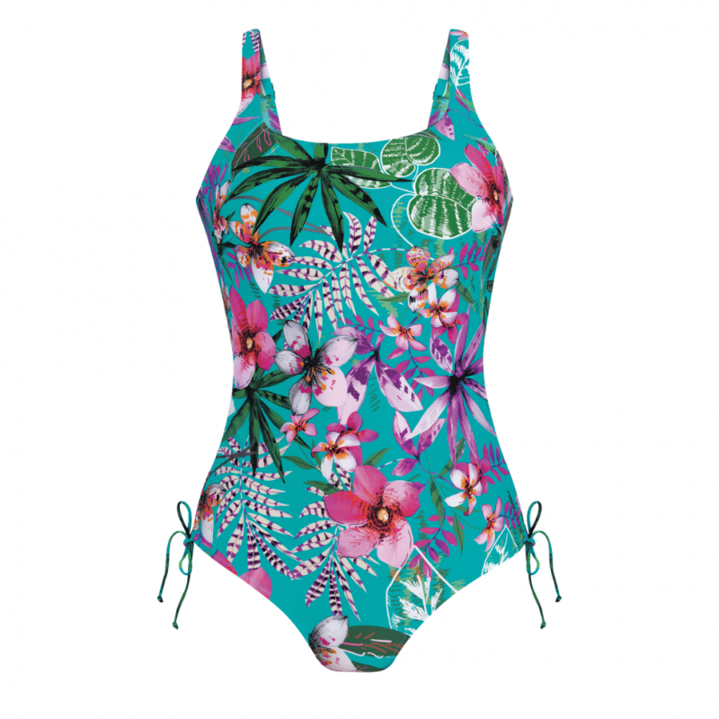 ANI-M66220-305 - Costume Intero senza ferretto da protesi Tavira - blue capri