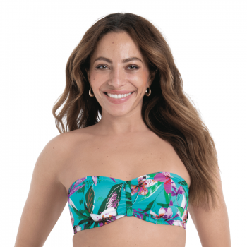 ANI-M68840-1-305- Fascia bikini combinabile Elle top con ferretto  - blue capri