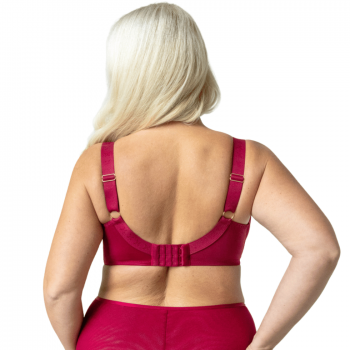 KL-B-CHERRY- SOFTFULLCUP- Reggiseno soft coprente con ferretto supporto laterale - Rosso