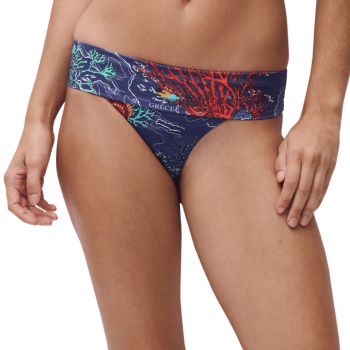 CL-C16VC5-C80-Slip bikini vita alta Icon - dark mediterranean