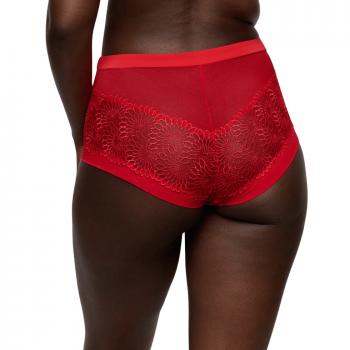 PD-0563182TRR- Hotpants Sophora in pizzo - True Red