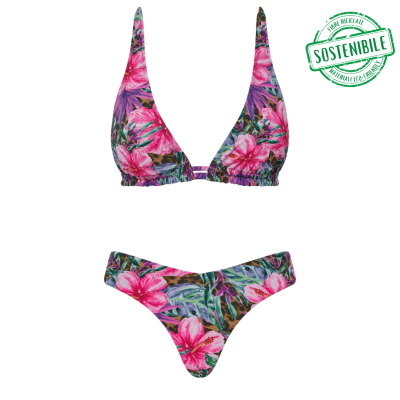 Bikini due pezzi Easy Pop di Chantelle Pulp Island Flowers