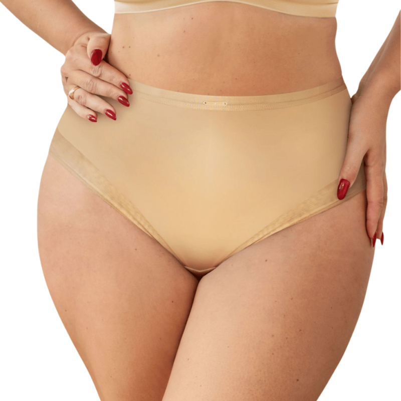 KL-SH-SIMPLE-STRINGHIGHWAIST-DB Brasiliana a vita alta - beige