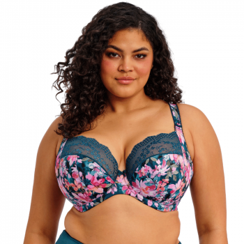 EL-EL4490TOL - Reggiseno soft Lucie per coppe grandi - Teal Floral