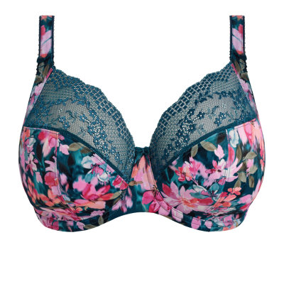 Reggiseno soft Lucie teal floral di Elomi Lingerie
