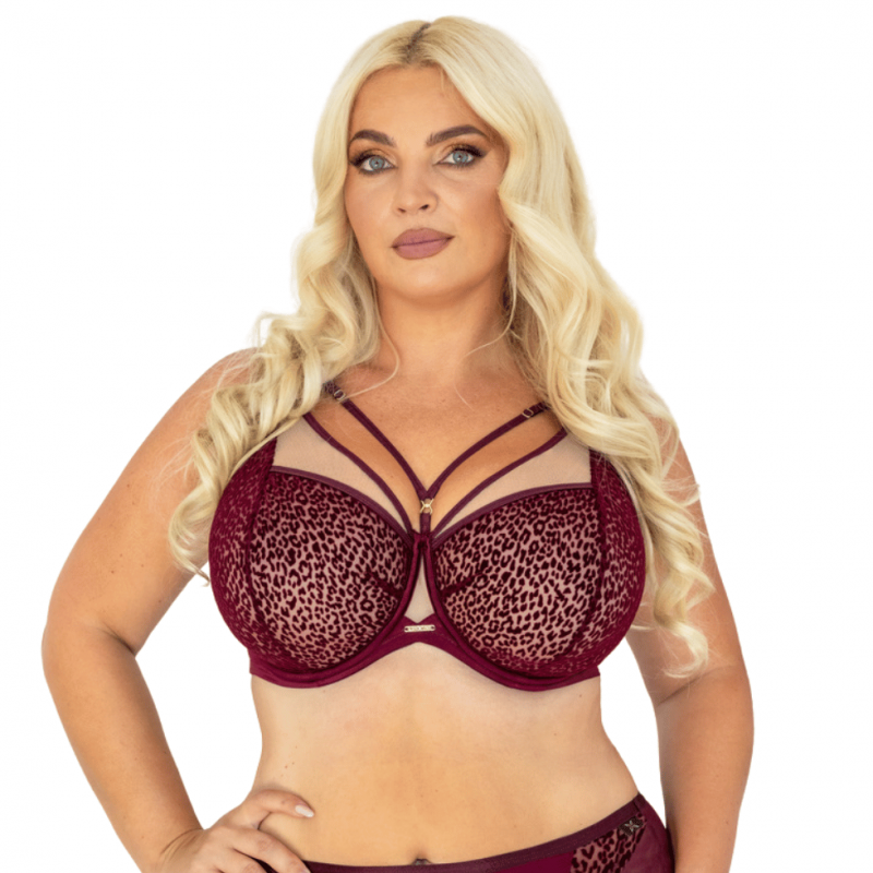 KL-B-MERLOT-SOFTBRALETTE- Reggiseno Bralette soft con ferretto - Bordeaux