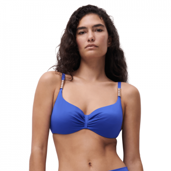 CL-C16VM0-C82- Bikini combinabile coprente Icon con ferretto - Greek blue