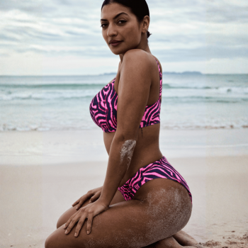 PD-4013710HPZ- Bikini Reggiseno combinabile Malabo con ferretto - Hot pink zebra