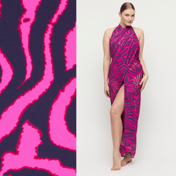 PD-4013782HPZ-Pareo Malabo - Hot pink zebra
