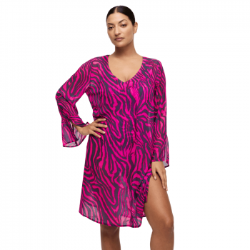 PD-4013784HPZ- Kaftano Malabo - Hot pink zebra