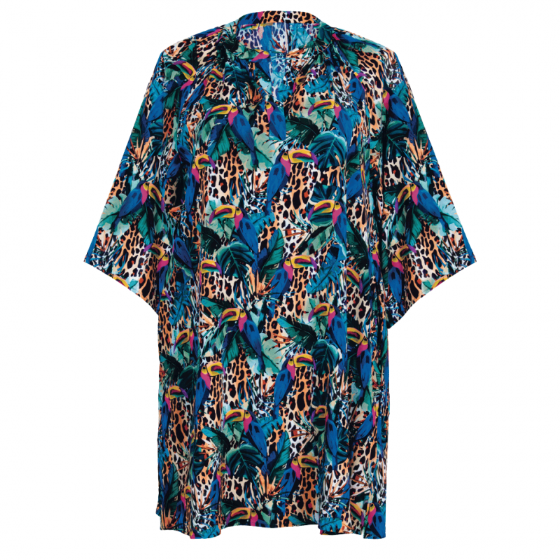 ANI-M68674-009- Abito tunica copricostume Manihi - Multicolor