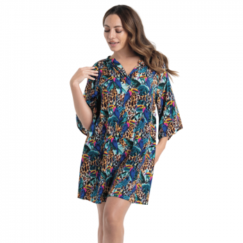 ANI-M68674-009- Abito tunica copricostume Manihi - Multicolor