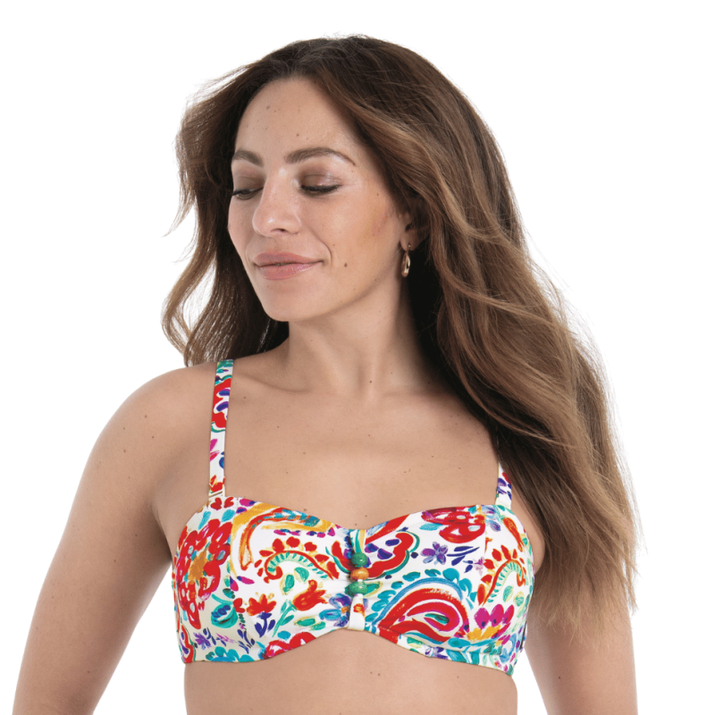 Fascia Ella Top Rosa Faia swimwear