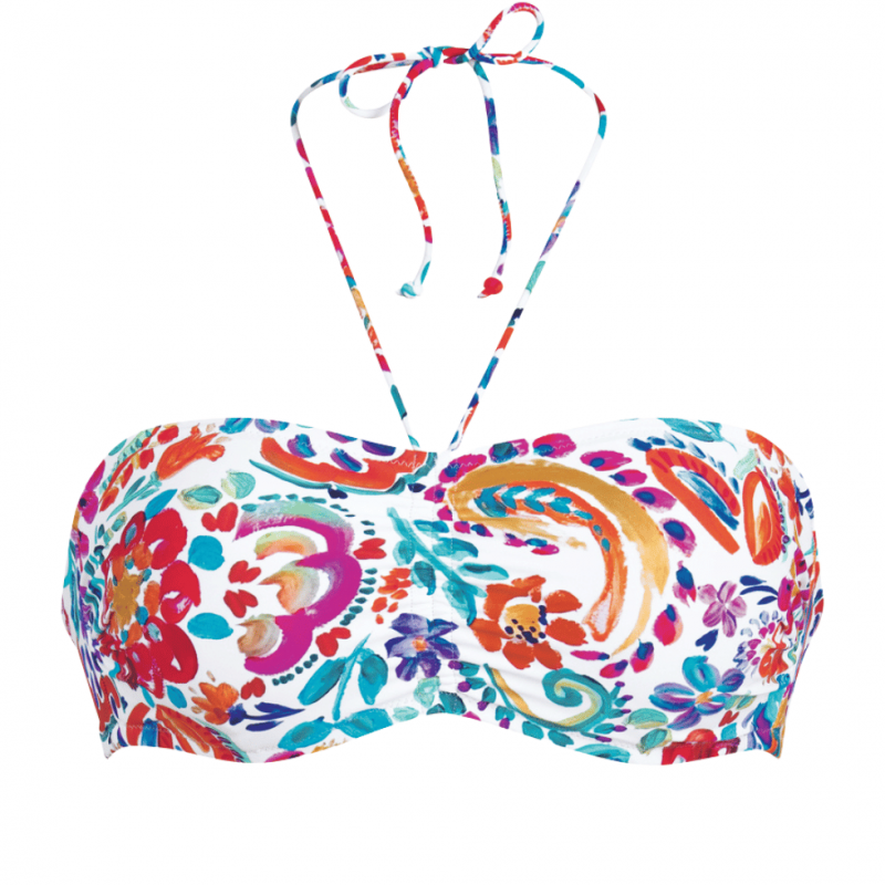 ANI-M66507-1-009- Fascia bikini combinabile Santa Anna senza ferro da protesi - multicolor
