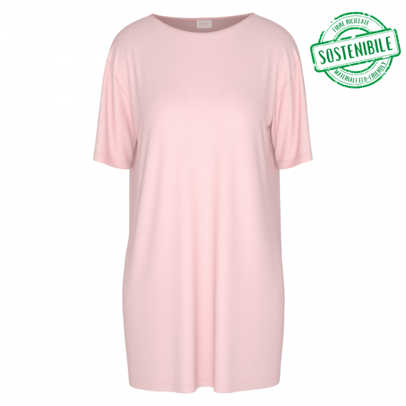 MEY-1230065-558 - Camicia da notte maxi maglia Pure Chic - Bon bon pink