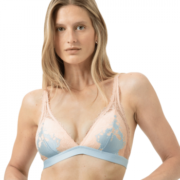 MEY-74176-1749- Completo Bralette senza ferretto Poetry Dream con brasiliana - breezy blue