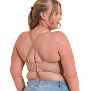 CK-2601-LAT - Reggiseno a fascia Luxe con ferretto e bretelle multiposizione - Latte