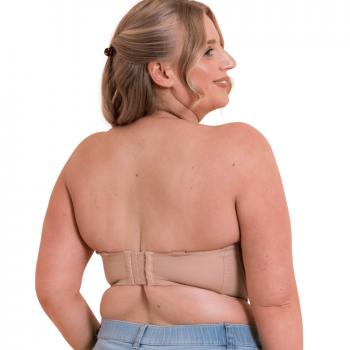 CK-2601-LAT - Reggiseno a fascia Luxe con ferretto e bretelle multiposizione - Latte