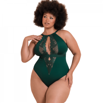 CK-ST010704EMD Body Indulgence senza ferretto Scantilly taglie curvy - Emerald