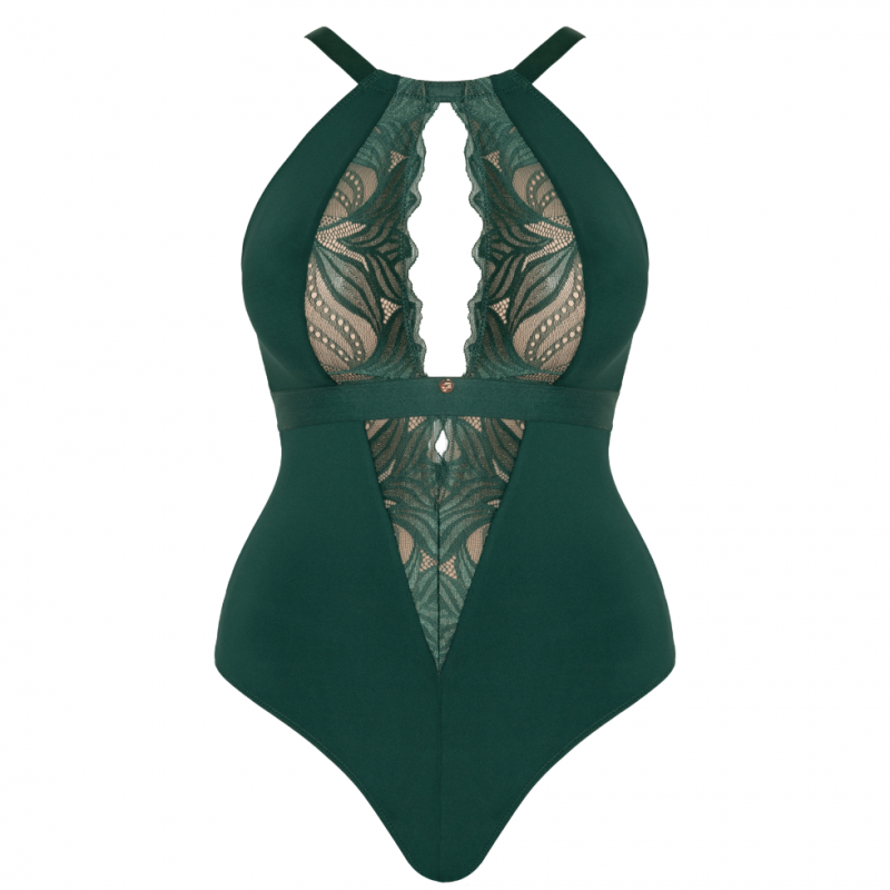 CK-ST010704EMD Body Indulgence senza ferretto Scantilly taglie curvy - Emerald