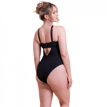 CK-ST040711BLK Body Swerve senza ferretto Scantilly taglie curvy - nero