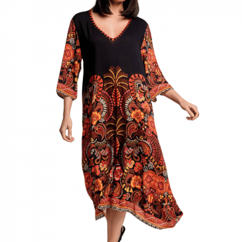 DA-26-085 - Abito Kim in Viscosa - Multicolor