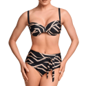 Bikini due pezzi Mora nero oro by David