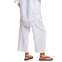 Pantalone Cleofe bianco by David Beachwear