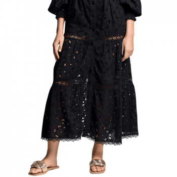 IC-26-008-BLK-Maxi Abito Joanna in cotone - nero