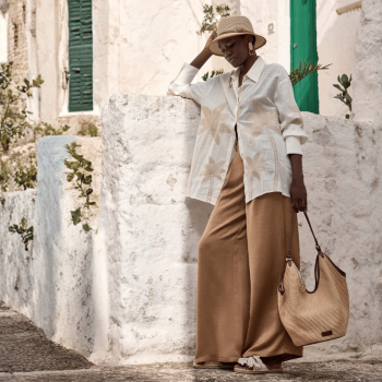 IC-26-014-CAM-Pantalone Harper in Polisilk a palazzo - Camel