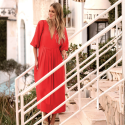Abito Emma rosso di Iconique