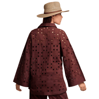 DB-26-076-077-Completo pantalone Tiffany e casacca Simy in Cotone -Wine