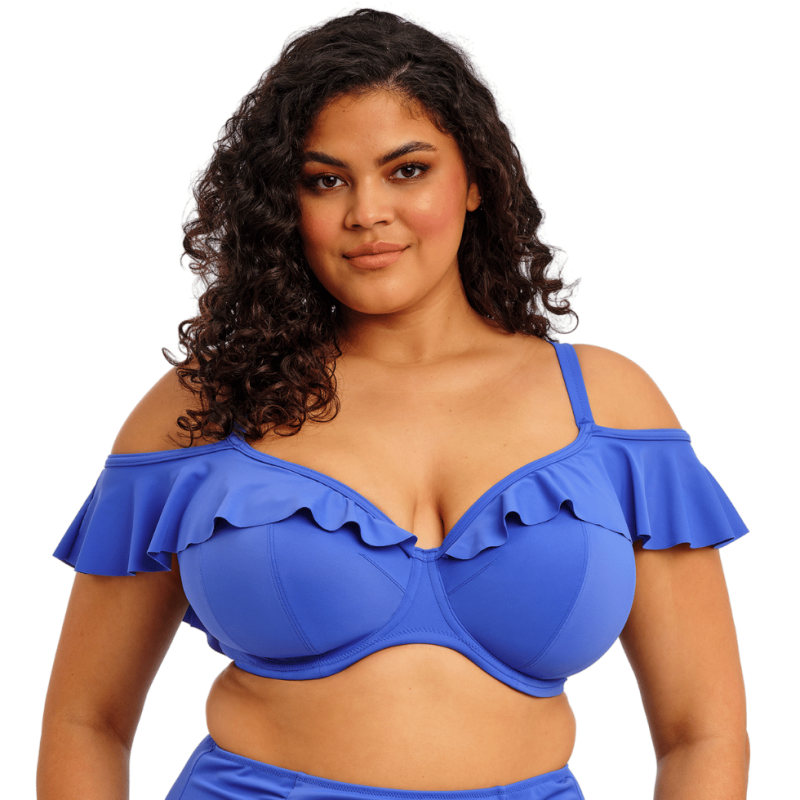 Bikini Plain Sailinge con volant azure Elomi Swim