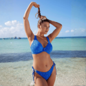 Slip con laccetti Nomad Nights azzurro di Freya Swim