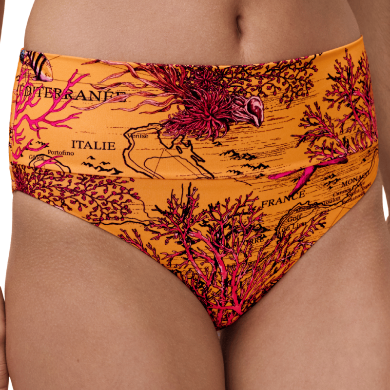 Slip bikini alto Icon di Chantelle light mediterranean