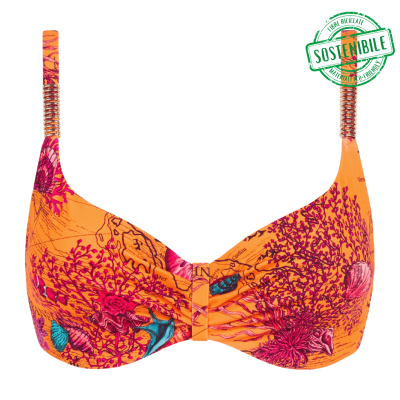 Top bikini combinabile Icon Chantelle Dark mediterranean