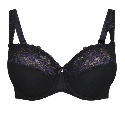 Reggiseno soft coppe grandi Suzette nero
