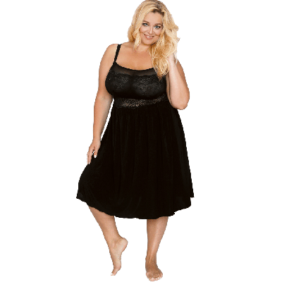 Akcent Lingerie camicia da notte con sostegno seno coppe grandi