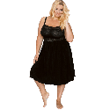 Akcent Lingerie camicia da notte con sostegno seno coppe grandi